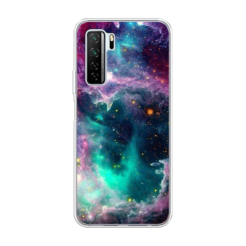 

Чехол на Honor 30S Global "Звездные облака", Розовый;бежевый, 6102850-2