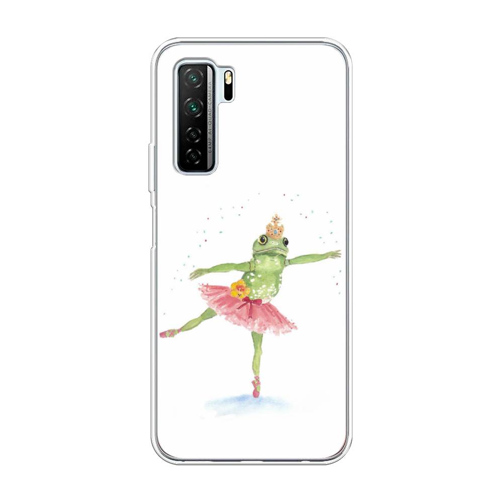 

Чехол на Honor 30S Global "Лягушка-балерина", Зеленый, 6102850-4