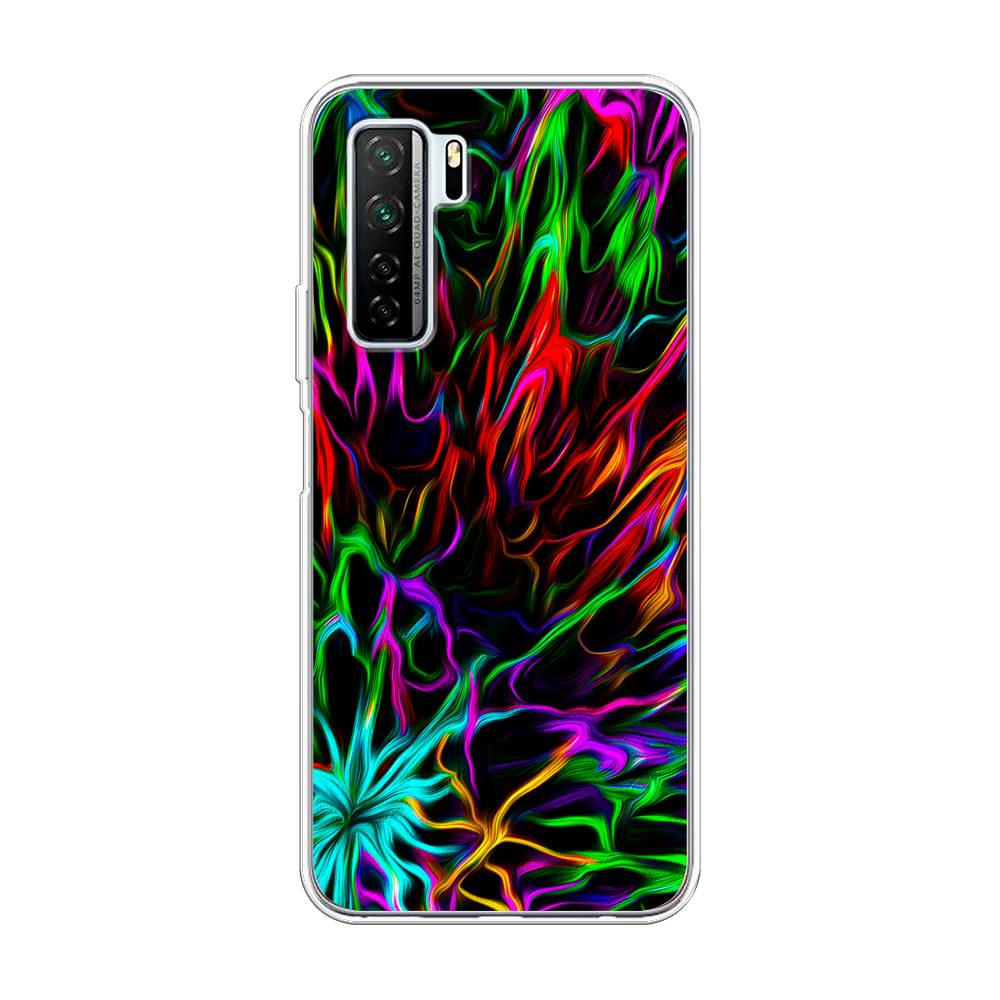 

Чехол на Honor 30S Global "Разноцветные разводы", Голубой;зеленый;оранжевый, 6102850-3