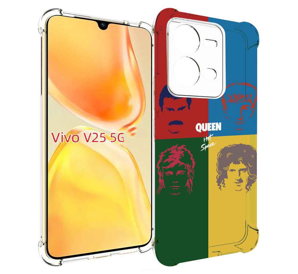 

Чехол MyPads hot space queen альбом для Vivo V25 5G / V25e, Прозрачный, Tocco