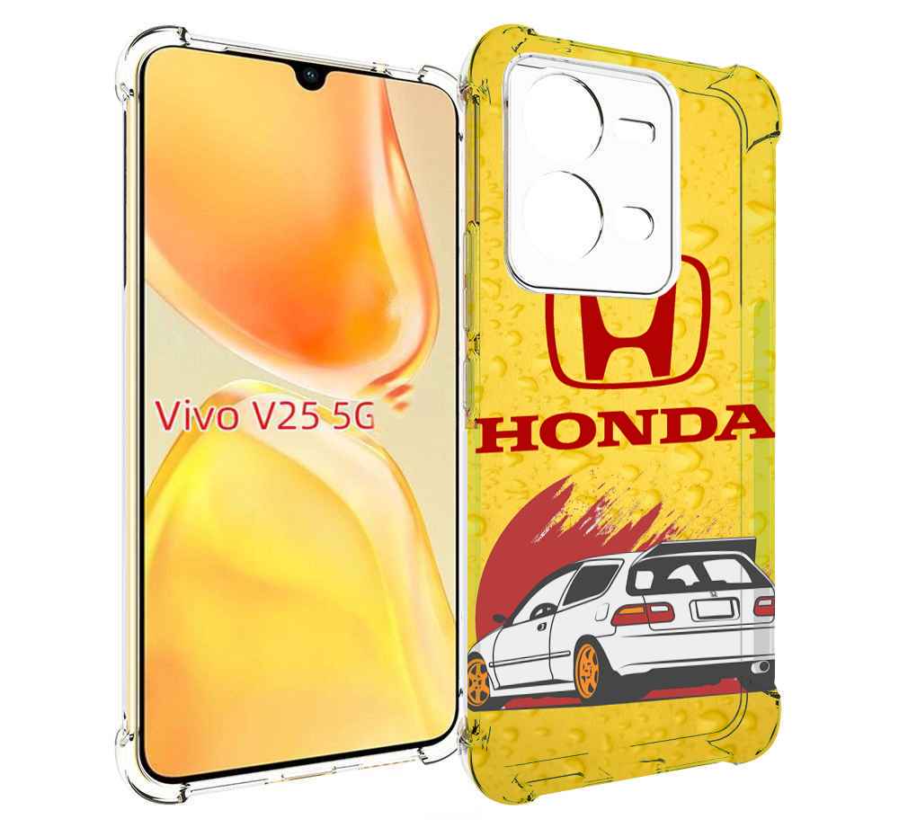 

Чехол MyPads honda-motor для Vivo V25 5G / V25e, Прозрачный, Tocco