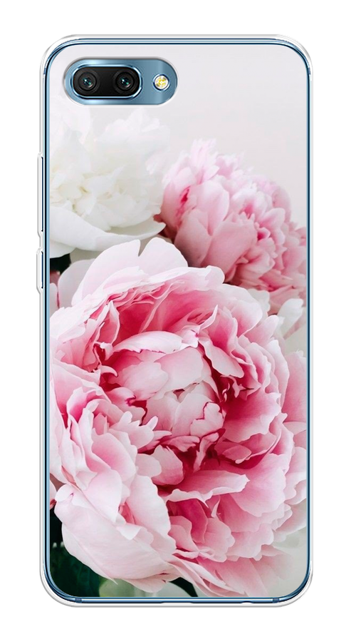 

Чехол на Honor 10 "Розовые и белые пионы", Розовый;белый, 65350-2