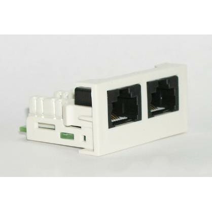 

Розетка 2xRJ-45 Dr.HD 016002011 SOC 2xRJ45, Белый, 016002011 SOC 2xRJ45