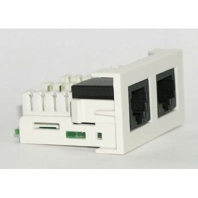 фото Розетка rj-45 + rj-12 dr.hd 016002012 soc rj45/rj12