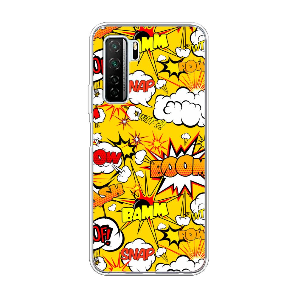 

Чехол на Honor 30S Global "Поп Арт эффекты", Желтый;белый;оранжевый, 6102850-6