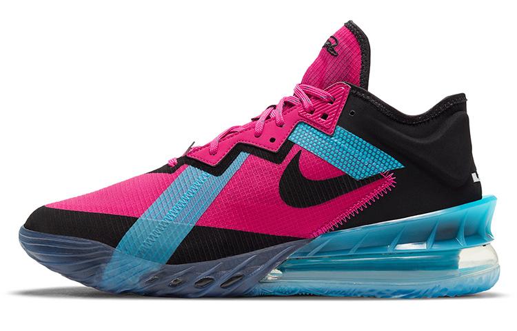 

Кроссовки унисекс Nike Lebron 18 Low Fireberry розовые 40 EU, Розовый, Lebron 18 Low Fireberry