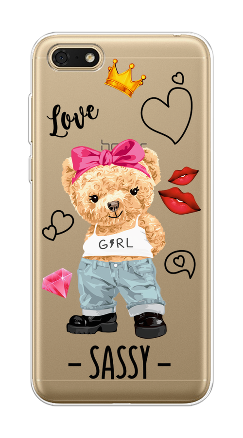 

Чехол на Honor 7A/7A Prime/Y5 Prime 2018/Y5 2018 "Sugar Mommy", Голубой;белый;розовый, 65250-6