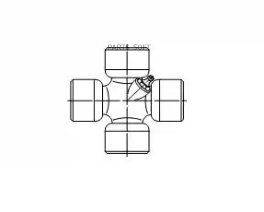 Крестовина карданной передачи 30.15x106.28 - FIAT: