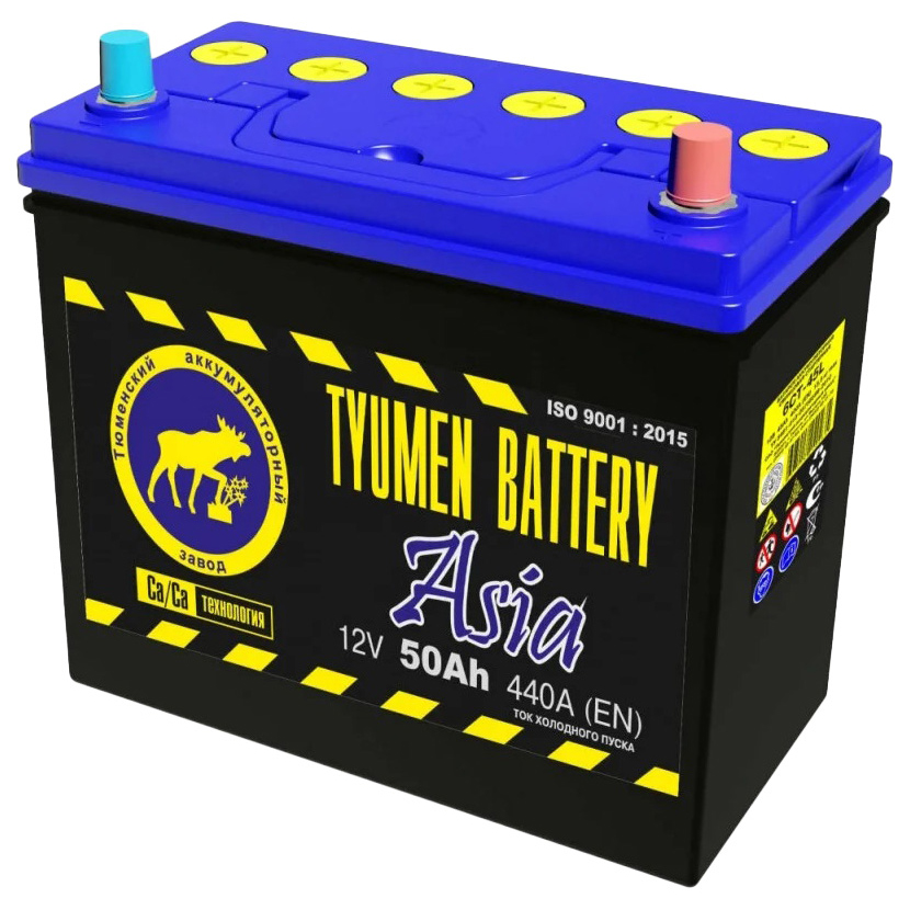 

Аккумулятор ASIA 50 а/ч TYUMEN BATTERY 440A (обратная полярность) тонк./кл. (236*128*223)