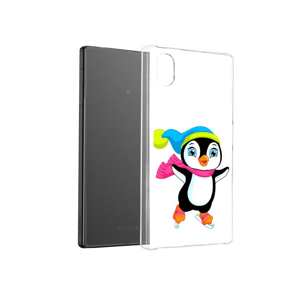 

Чехол MyPads Tocco для Sony Xperia X пингвин на коньках, Прозрачный, Tocco