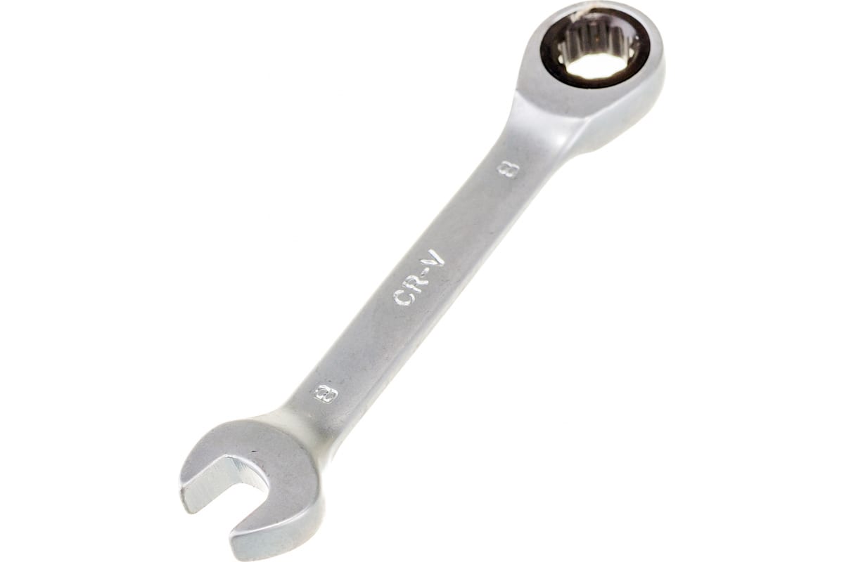 Гаечный ключ комбинированный трещоточный THORVIK 8 мм комбинированный трещоточный короткий гаечный ключ thorvik