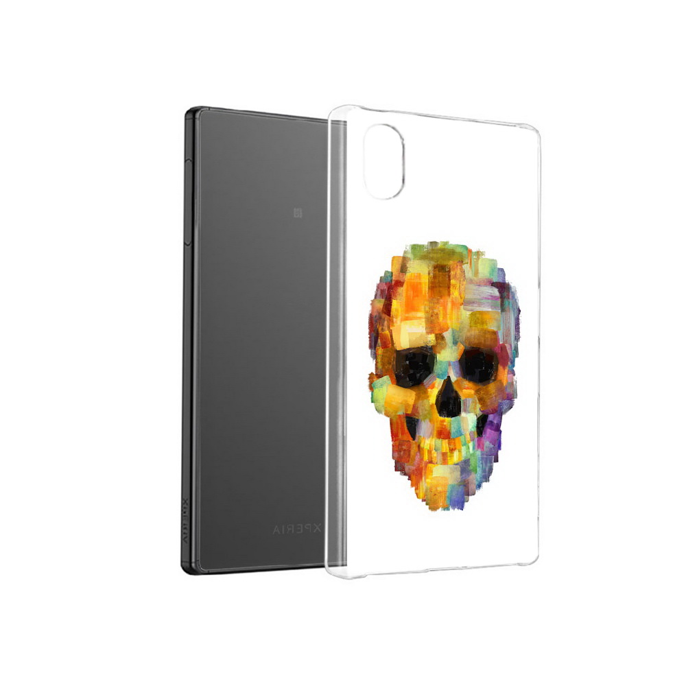 

Чехол MyPads Tocco для Sony Xperia X нарисованный череп, Прозрачный, Tocco