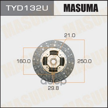 

Диск Сцепления Toyota Land Cruiser Prado 96-02 Masuma арт. TYD132U