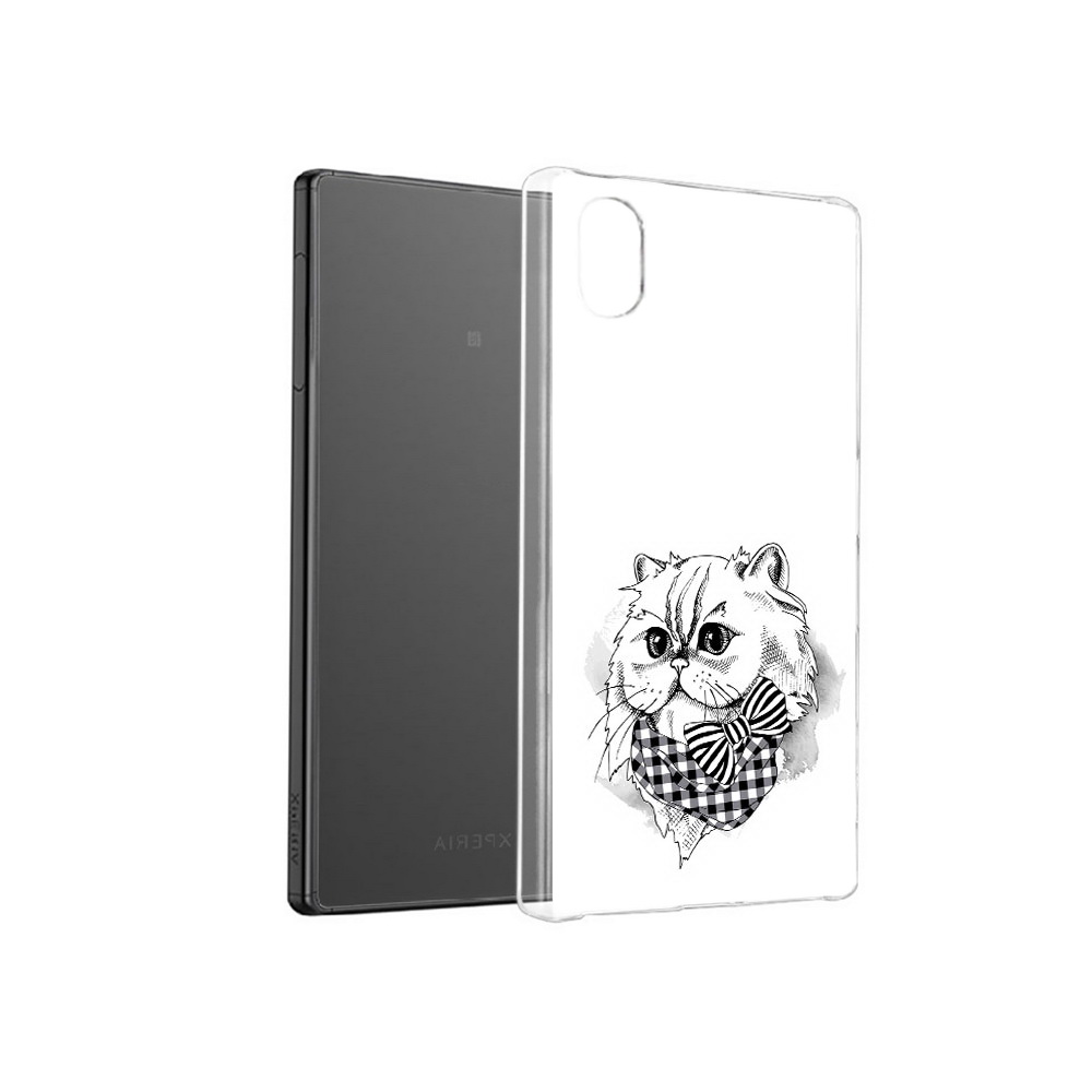 

Чехол MyPads Tocco для Sony Xperia X нарисованная красивая кошечка, Прозрачный, Tocco