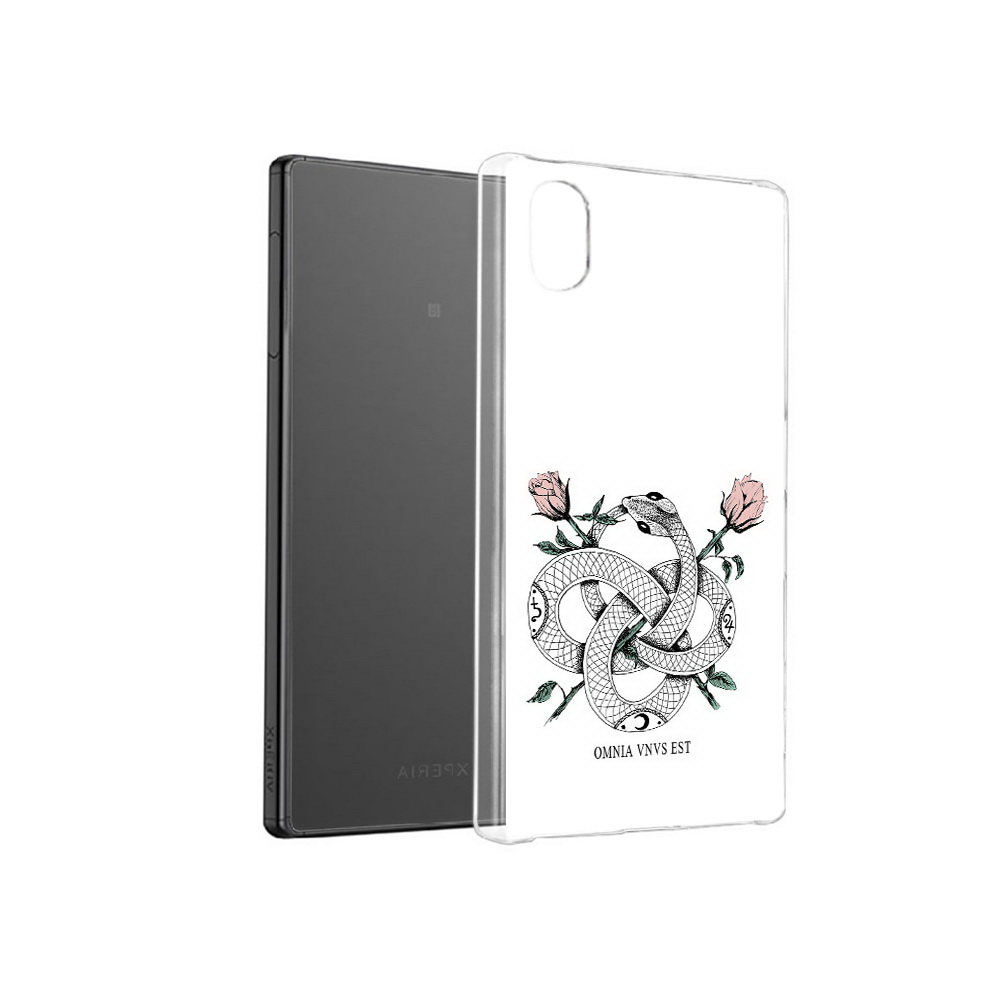 

Чехол MyPads Tocco для Sony Xperia X нарисованная змея абстракция, Прозрачный, Tocco