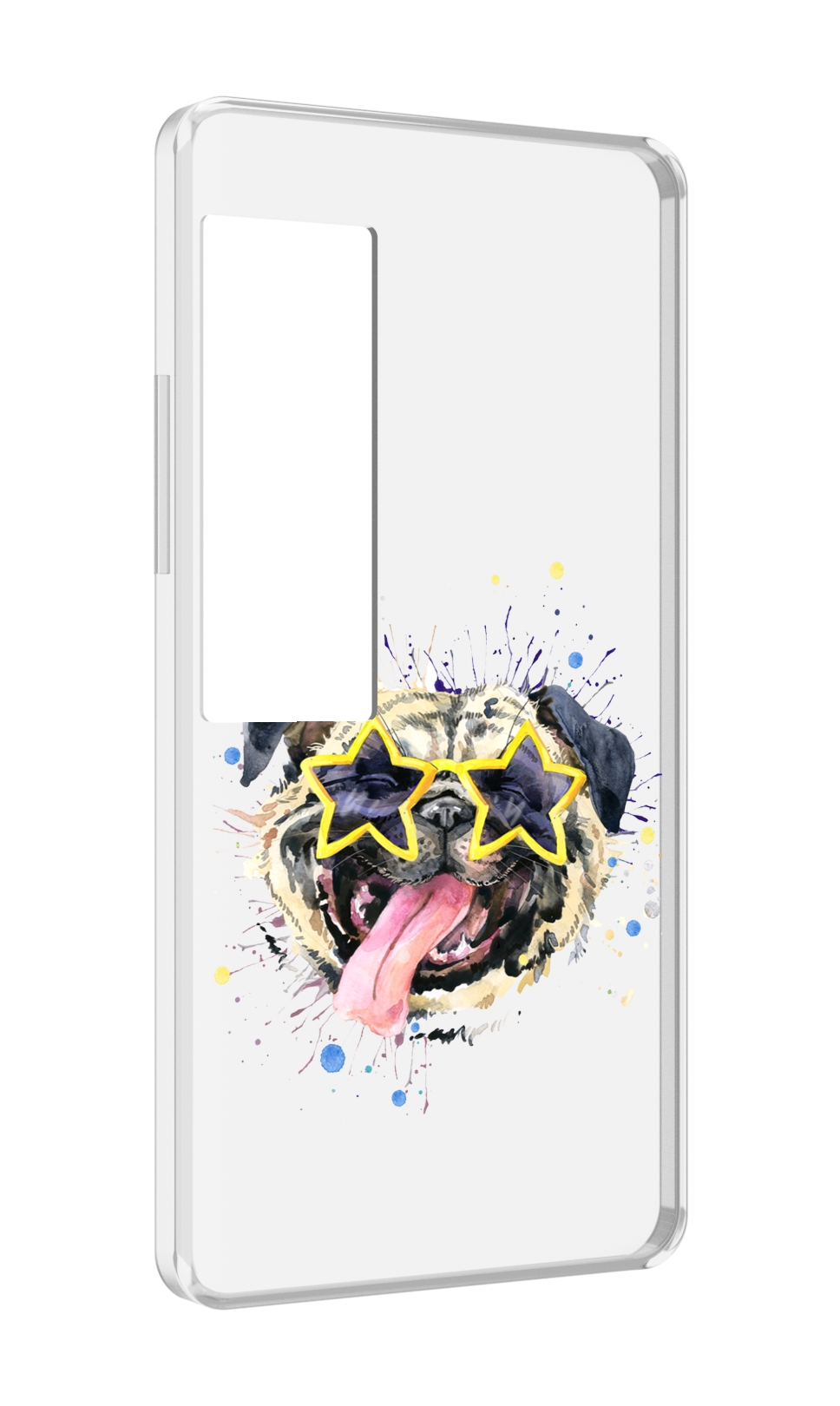

Чехол MyPads мопс боксер для Meizu Pro 7 Plus, Прозрачный, Tocco