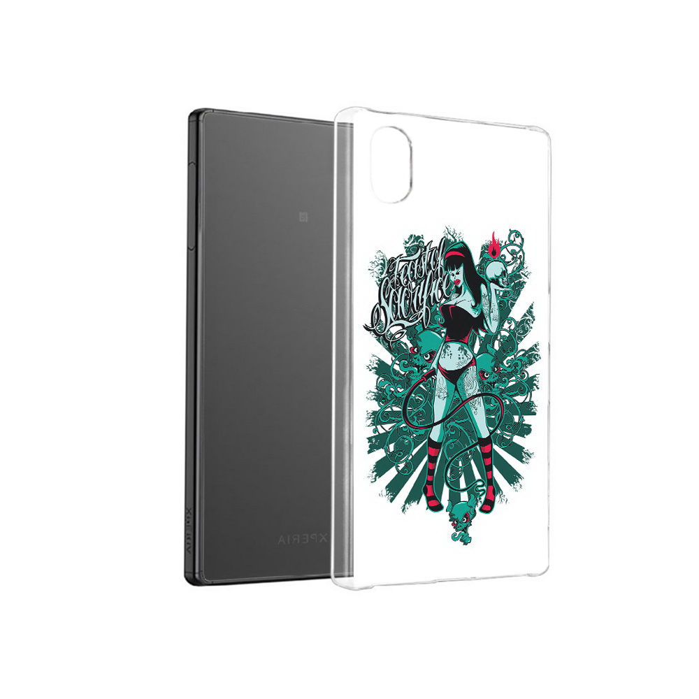

Чехол MyPads Tocco для Sony Xperia X нарисованная девушка в татуировках, Прозрачный, Tocco