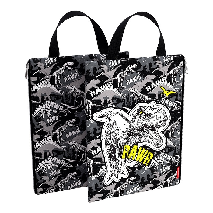 

Erich Krause текстильная, вертикальная, с ручкой, Dinosaur Park, A4, текстильная, вертикальная, с ручкой, Dinosaur Park, A4