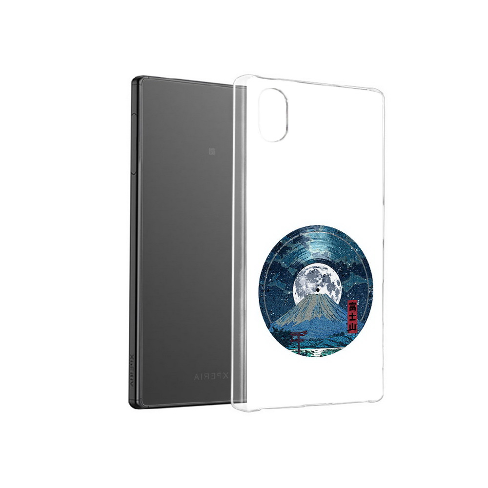 

Чехол MyPads Tocco для Sony Xperia X нарисованная виниловая гора с луной, Прозрачный, Tocco