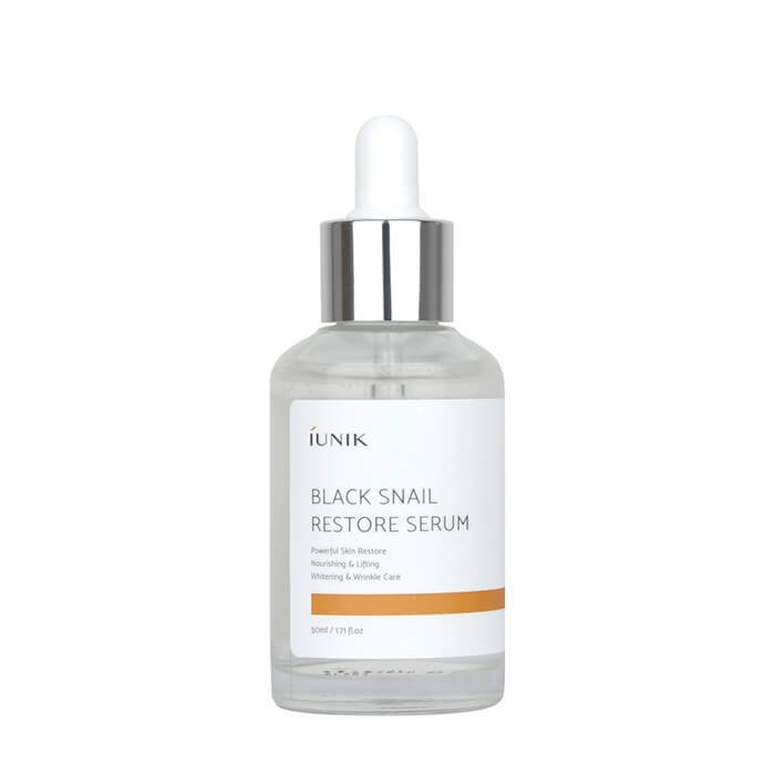 фото Сыворотка для лица iunik black snail restore serum