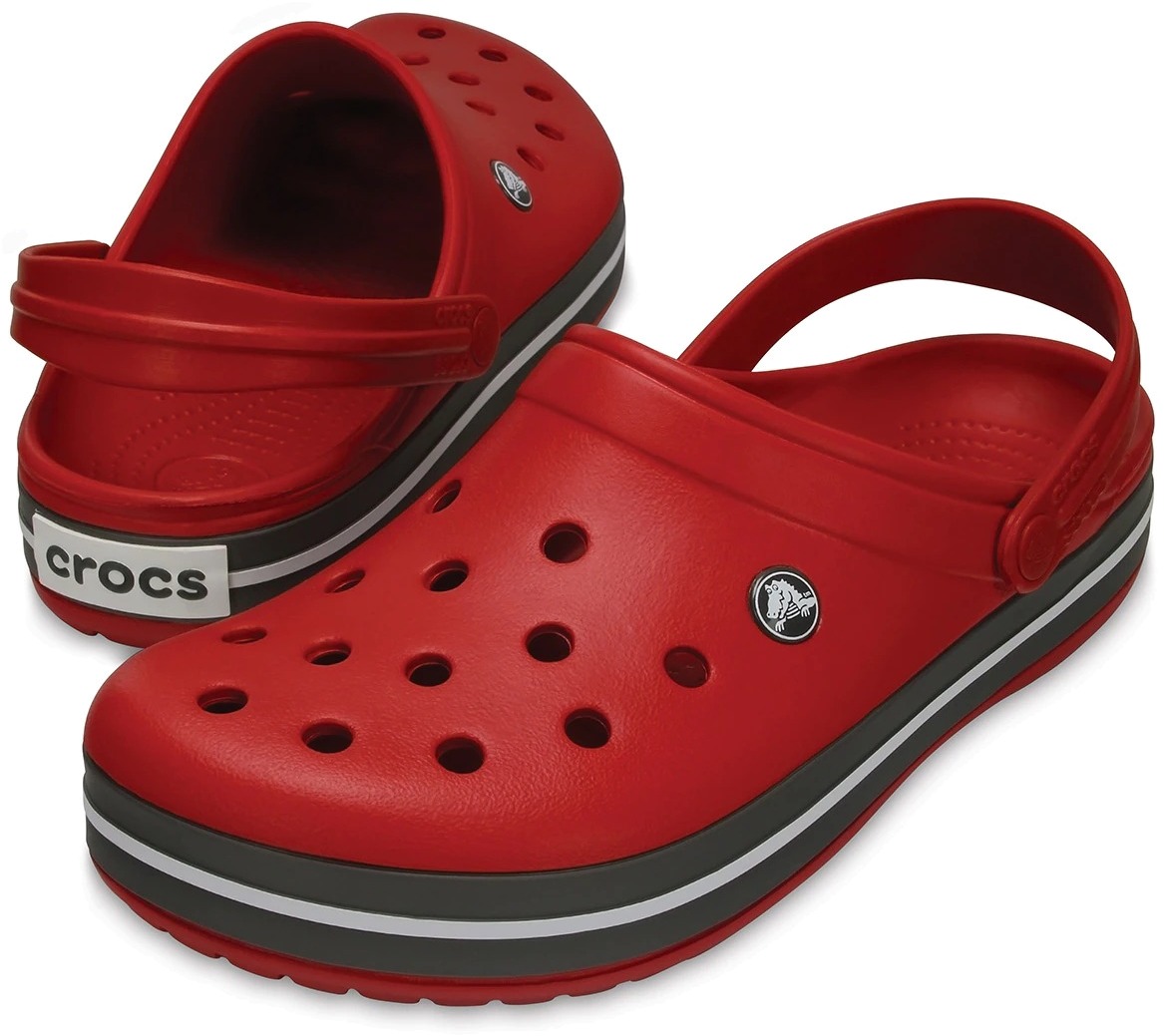 

Сабо унисекс Crocs Crocband красные 3 UK, Crocband