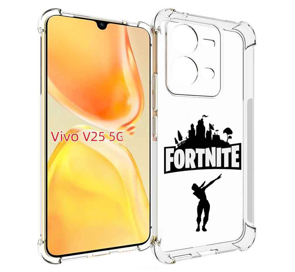 

Чехол MyPads fortnite-2 для Vivo V25 5G / V25e, Прозрачный, Tocco
