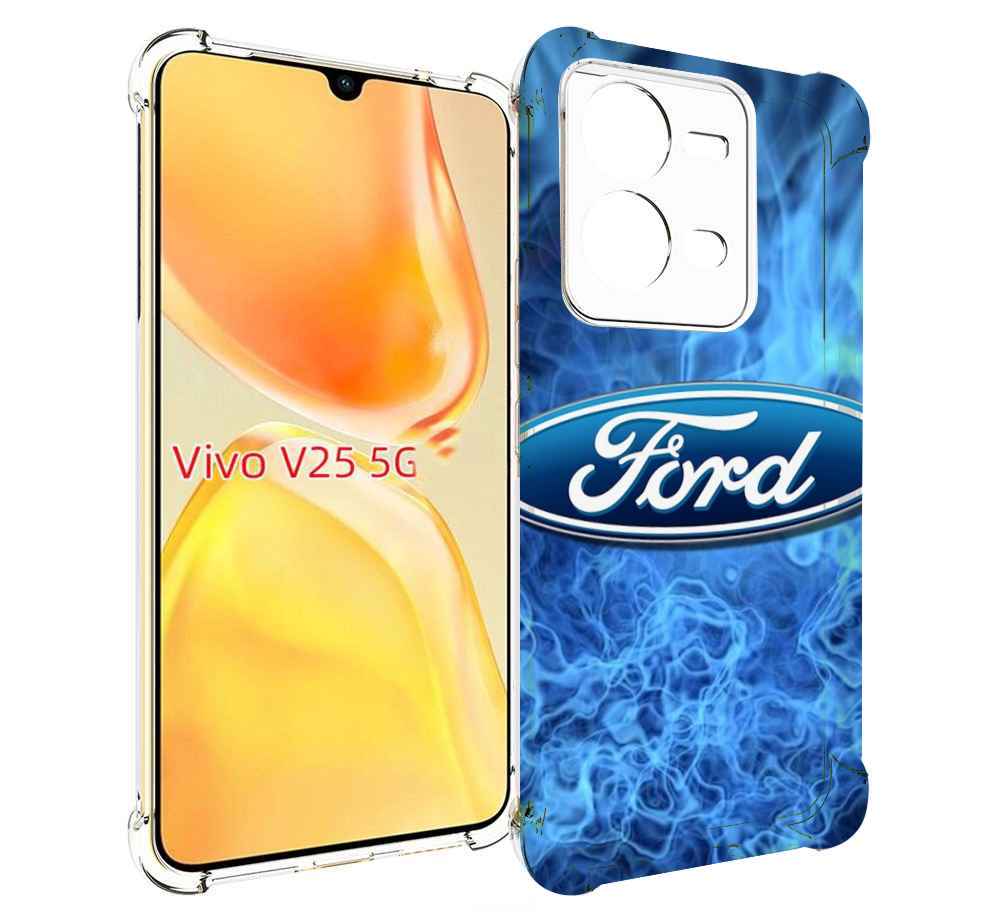 

Чехол MyPads ford-22 м для Vivo V25 5G / V25e, Прозрачный, Tocco