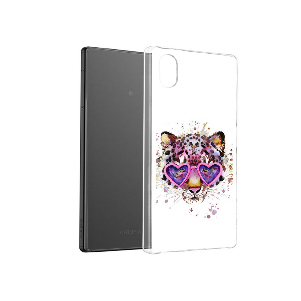 

Чехол MyPads Tocco для Sony Xperia X модный леопард, Прозрачный, Tocco