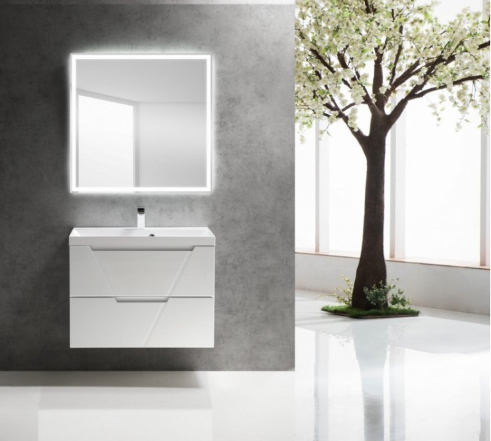 

Мебель для ванной BelBagno Vittoria 80P Bianco Lucido