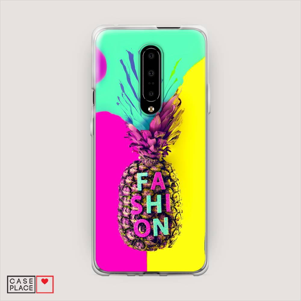 

Чехол Awog на OnePlus 7 Pro / ВанПлас 7 Pro "Кислотный ананас", Желтый;розовый;голубой, 150850-10