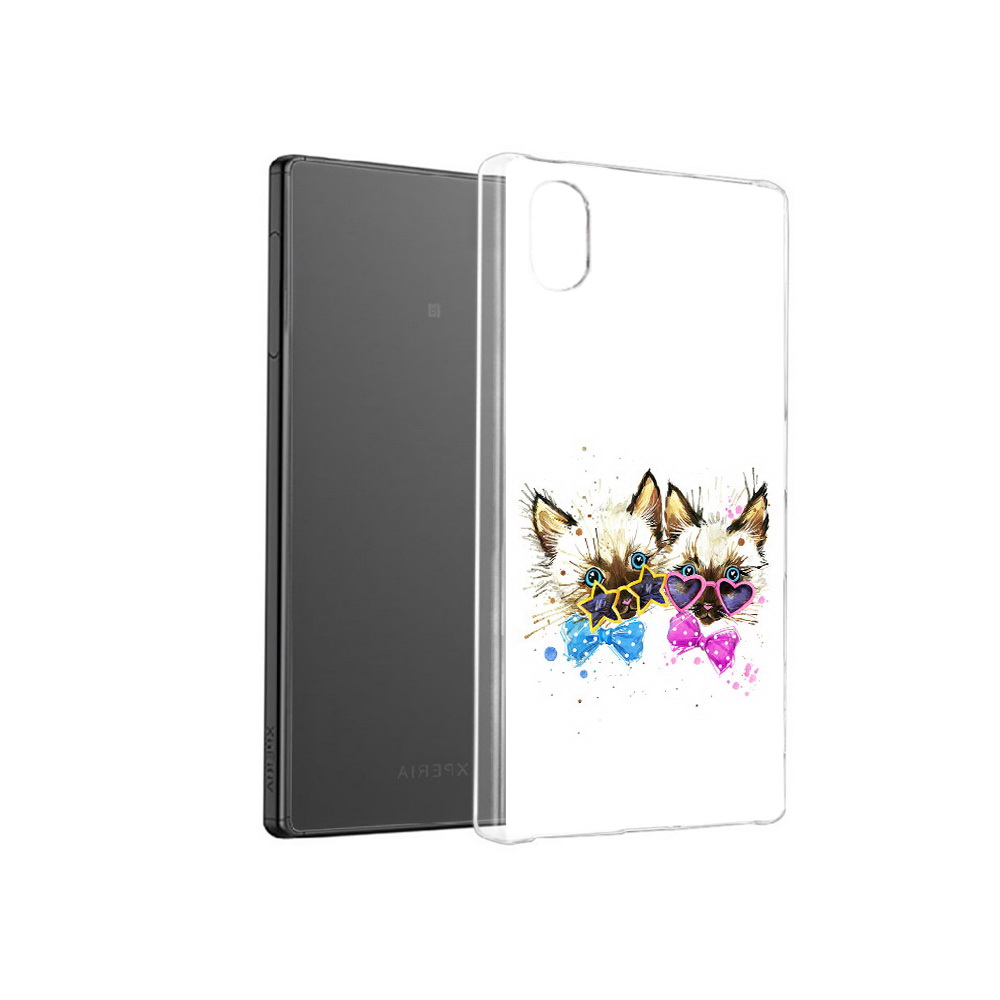 

Чехол MyPads Tocco для Sony Xperia X милые котята, Прозрачный, Tocco