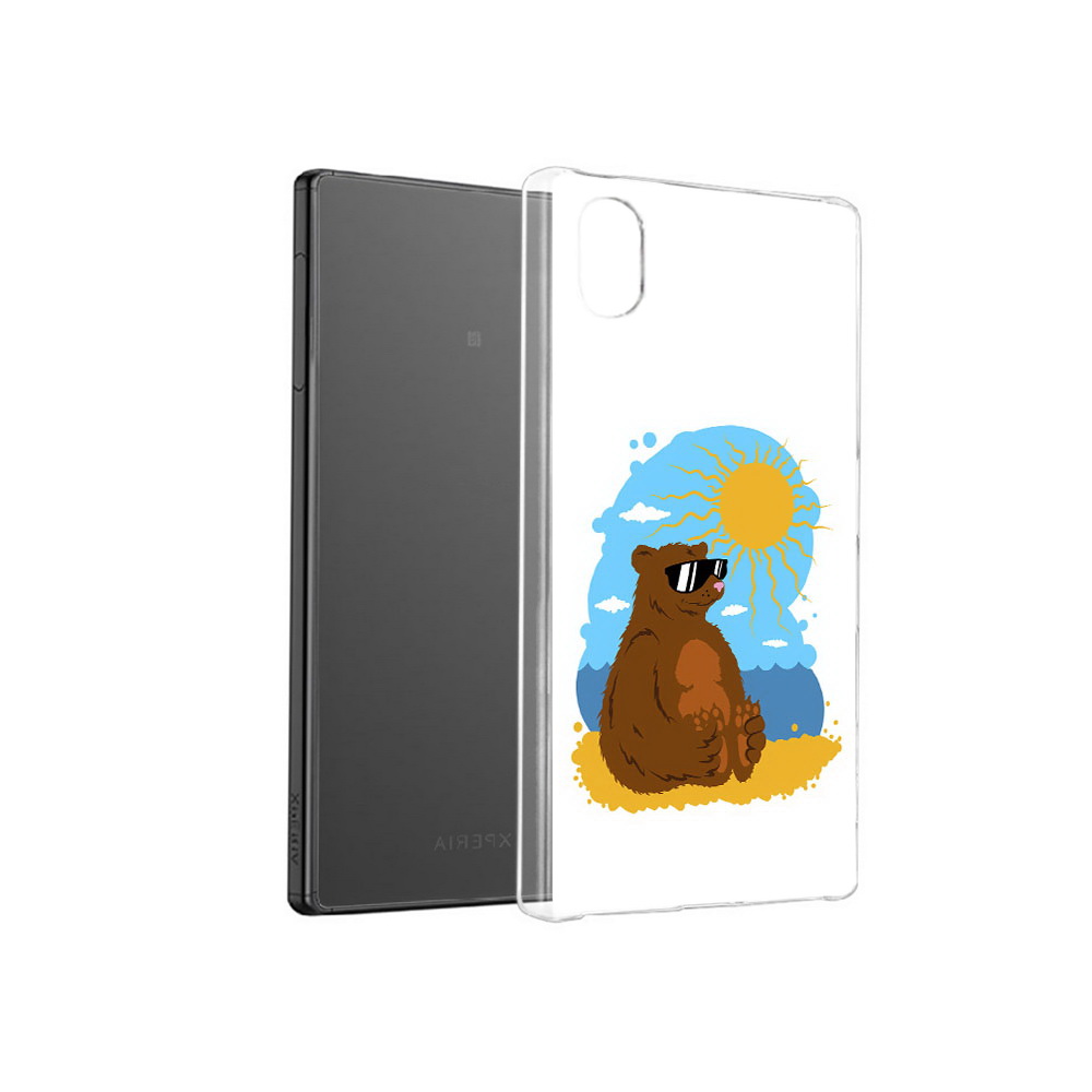 

Чехол MyPads Tocco для Sony Xperia X медведь на чиле, Прозрачный, Tocco