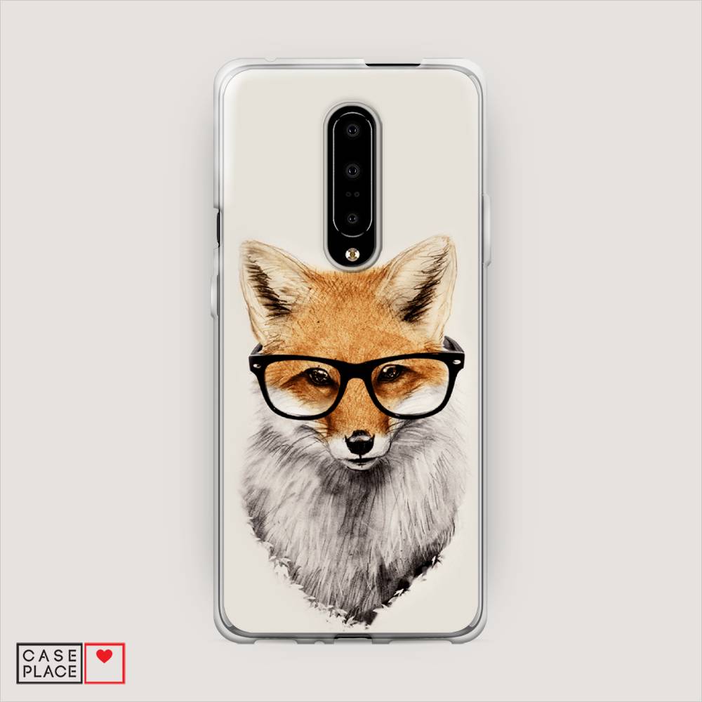 

Чехол Awog на OnePlus 7 Pro / ВанПлас 7 Pro "Лиса в очках", Бежевый, 150850-10