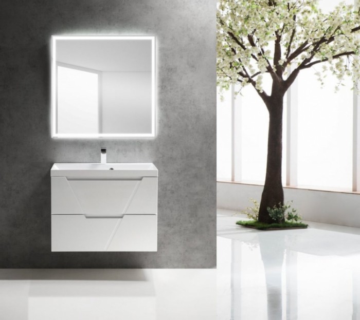 

Мебель для ванной BelBagno Vittoria 70P Bianco Lucido