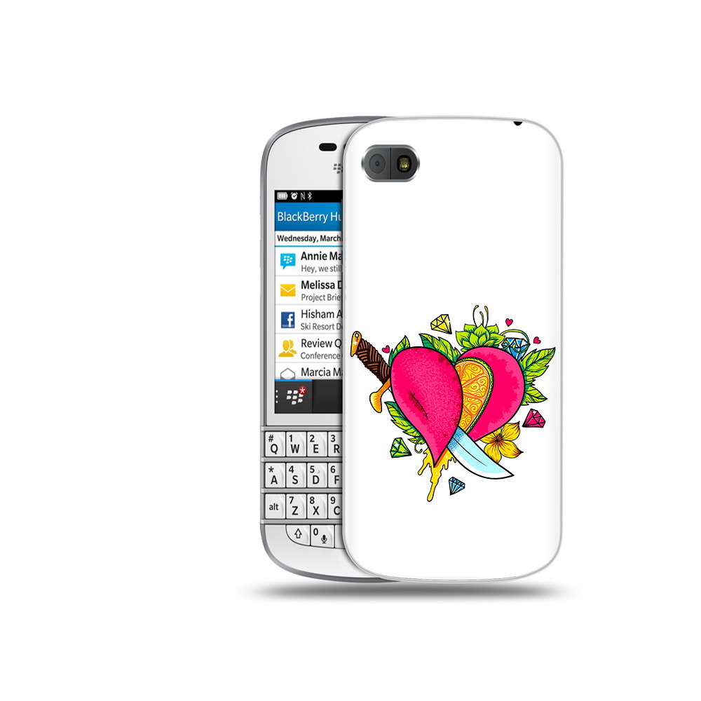 

Чехол MyPads Tocco для BlackBerry Q10 Фруктовое сердце, Прозрачный, Tocco