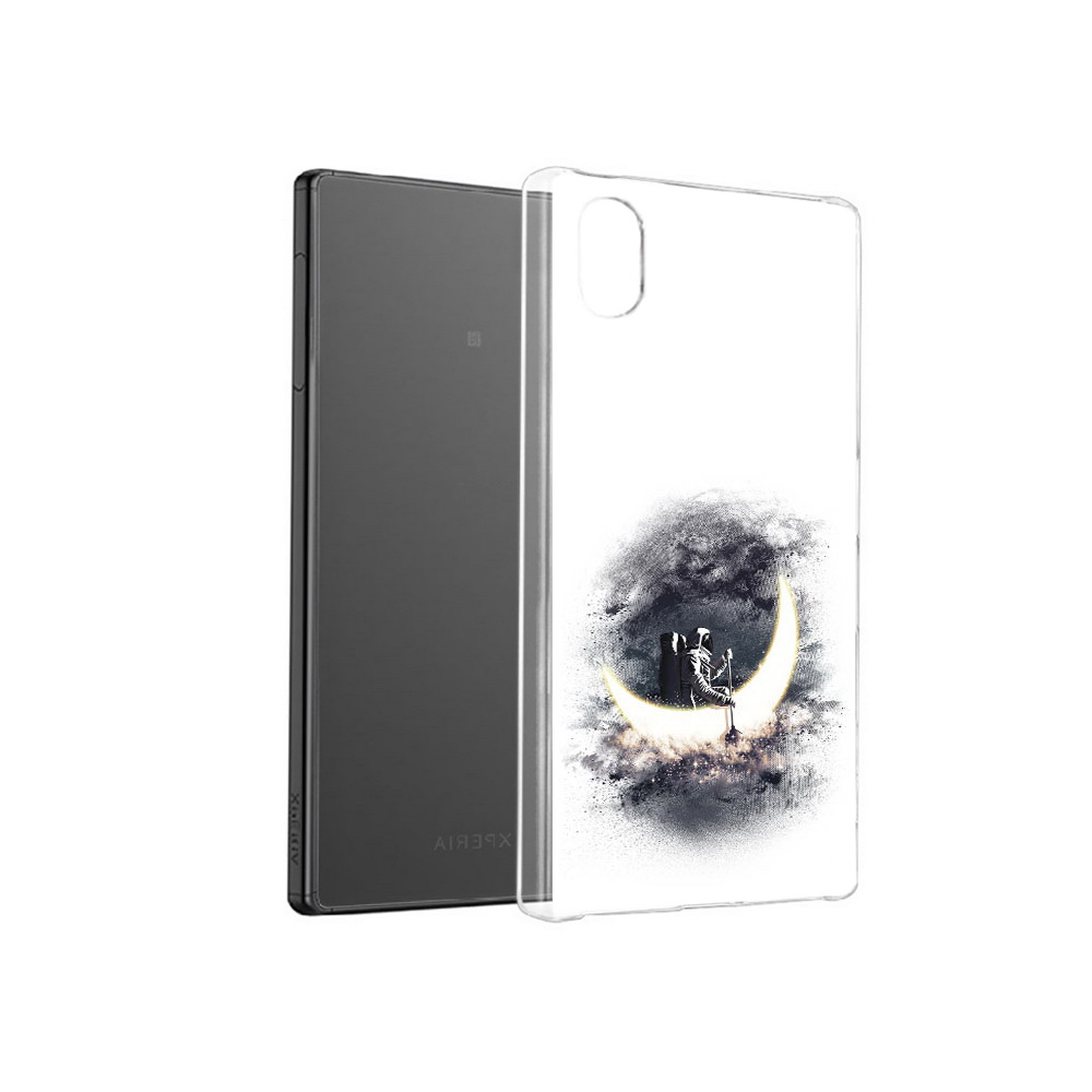 

Чехол MyPads Tocco для Sony Xperia X лунный путешественник, Прозрачный, Tocco