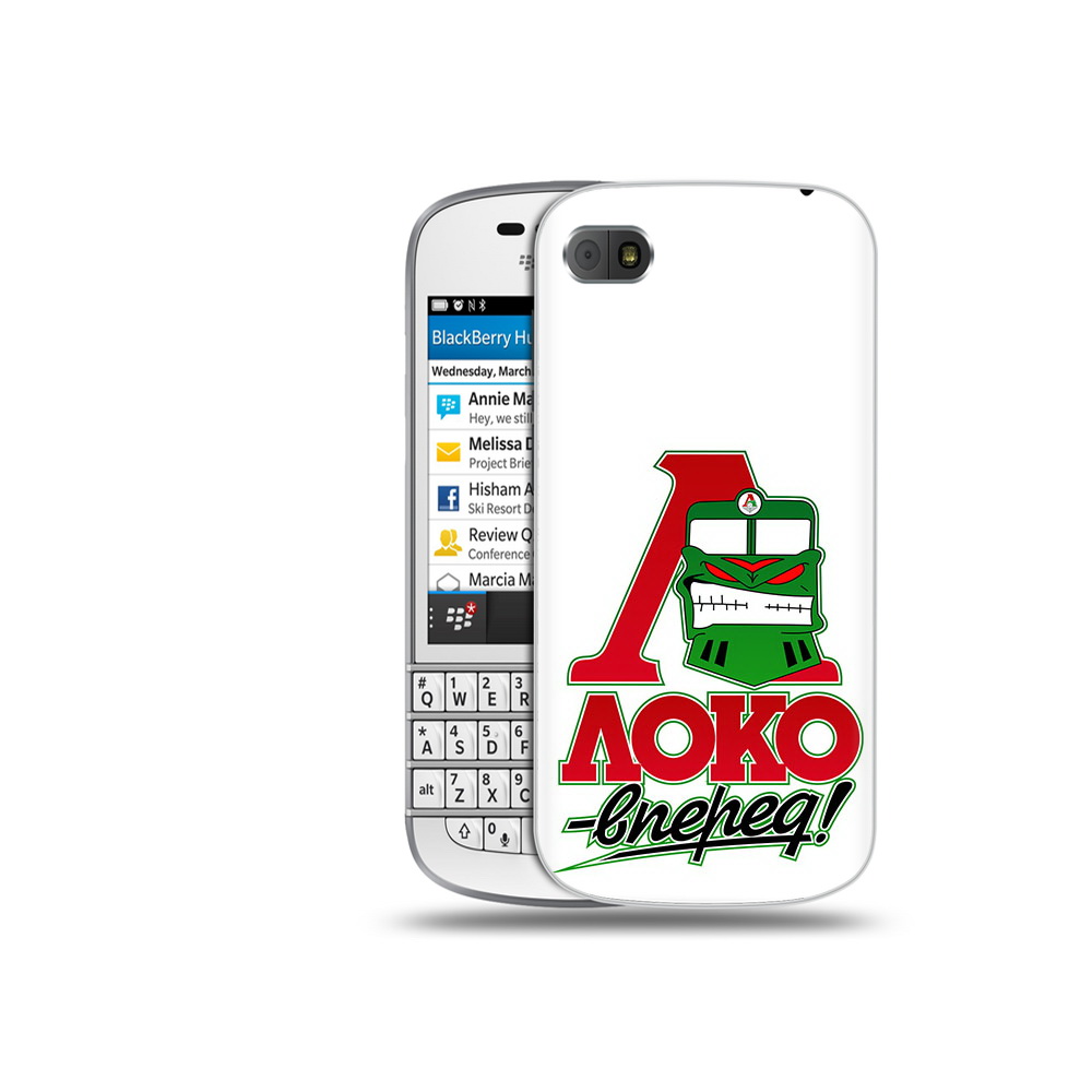 

Чехол MyPads Tocco для BlackBerry Q10 ФК локо вперед, Прозрачный, Tocco