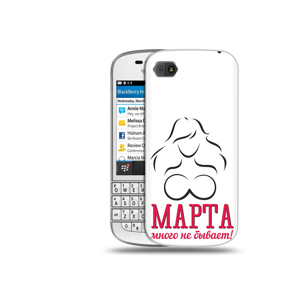 

Чехол MyPads Tocco для BlackBerry Q10 8 марта много не бывает, Прозрачный, Tocco