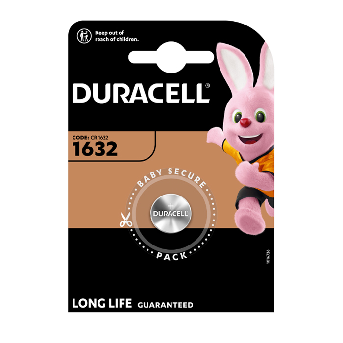

Литиевая батарейка Duracell 5007988, 1632-1BL, Б0044724