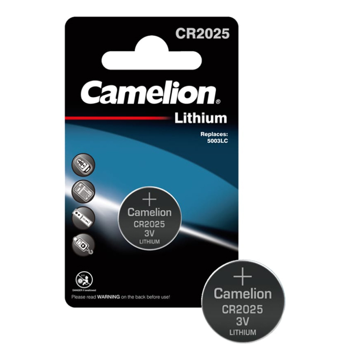 

Литиевая батарейка Camelion CR2025 BL-1, 3V 3067