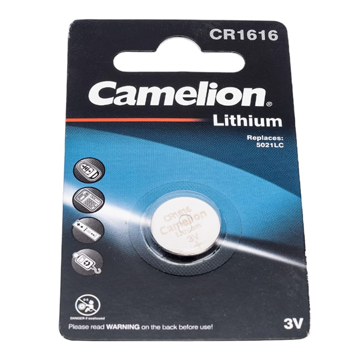 

Литиевая батарейка Camelion CR1616 BL-1, 3V 3070