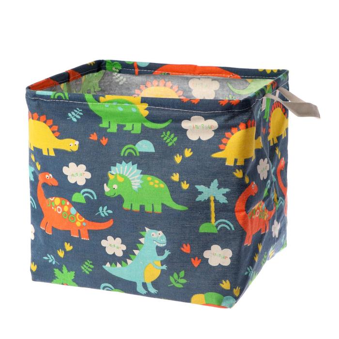 

Корзинка для игрушек «Динозавры» 32x32x32 см