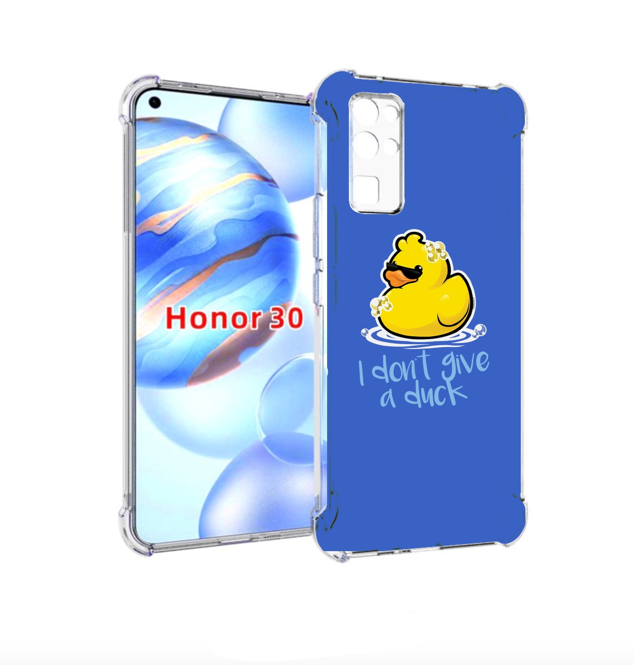 

Чехол бампер MyPads Уточка для Honor 30 (BMH-AN10) противоударный, Прозрачный, Tocco