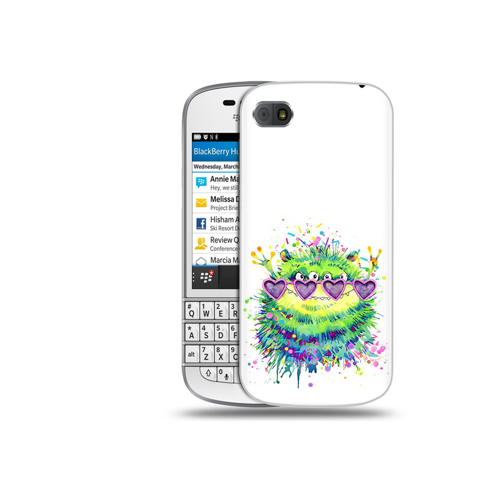 

Чехол MyPads Tocco для BlackBerry Q10 Пушистый персонаж, Прозрачный, Tocco