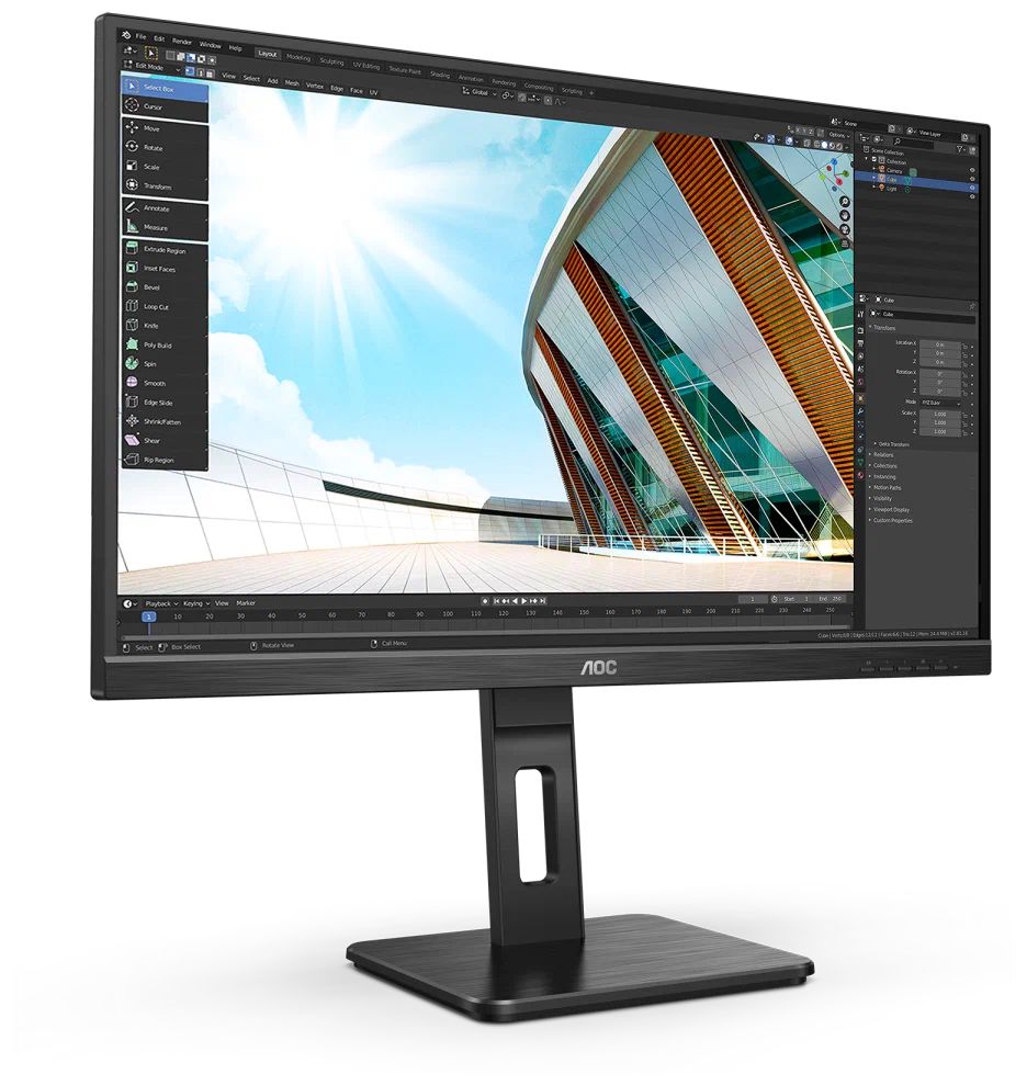 

27" Монитор AOC Q27P2Q черный 75Hz 2560x1440 IPS, Q27P2Q