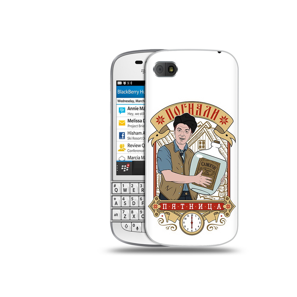 

Чехол MyPads Tocco для BlackBerry Q10 Погнали пятница, Прозрачный, Tocco