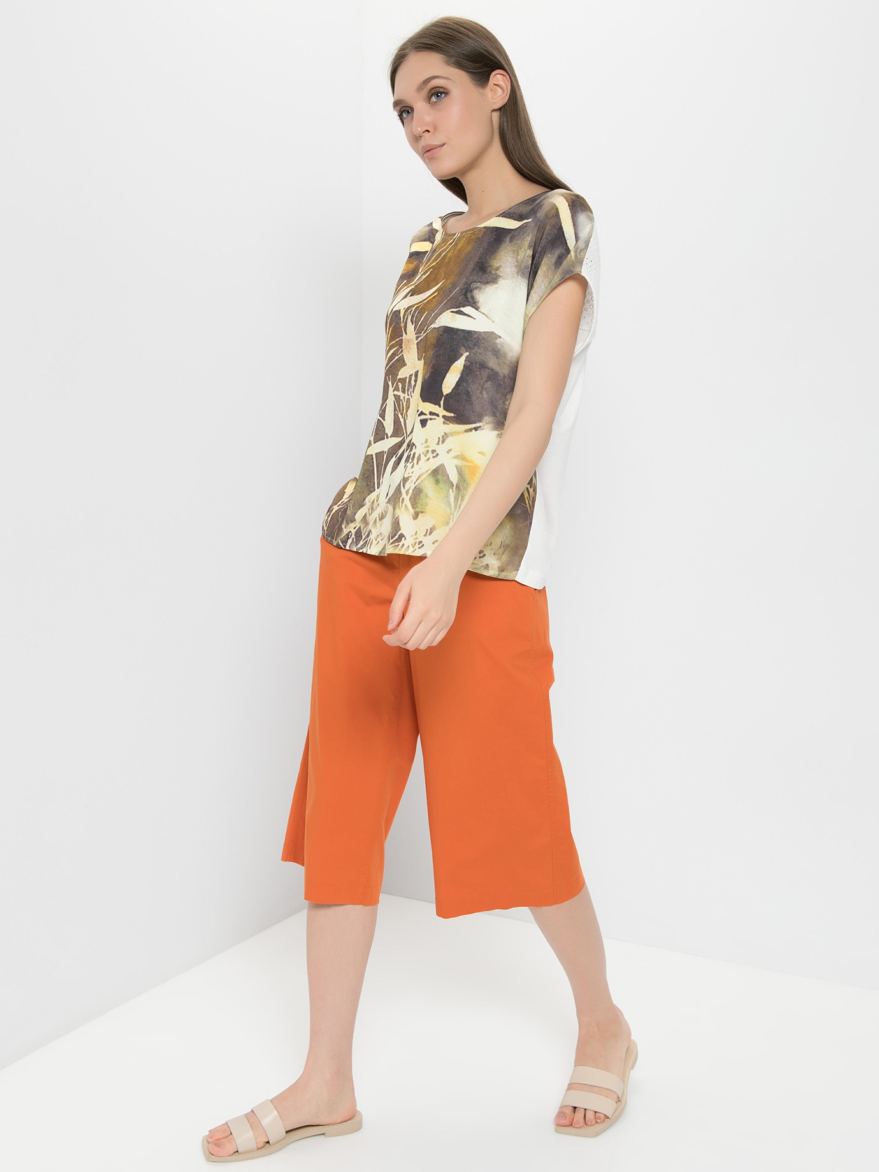 

Футболка женская Gerry Weber 770253-35036-9114 коричневая 48, 770253-35036-9114