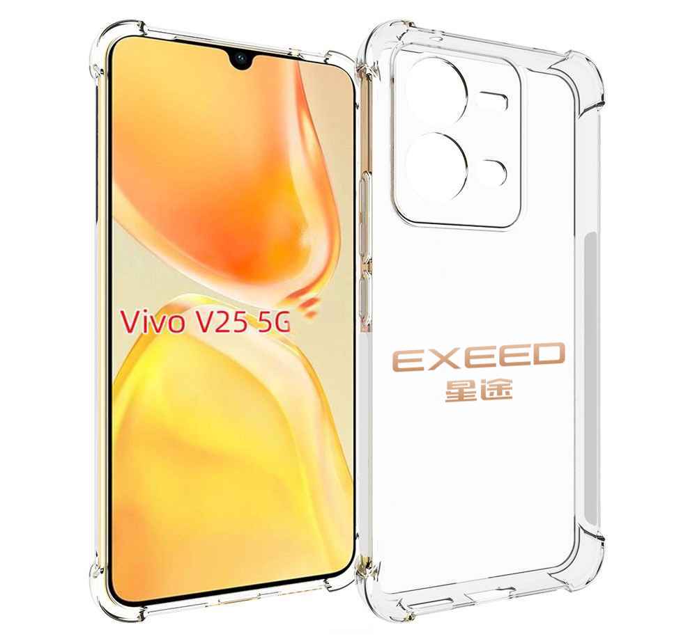 

Чехол MyPads exeed 2 для Vivo V25 5G / V25e, Прозрачный, Tocco