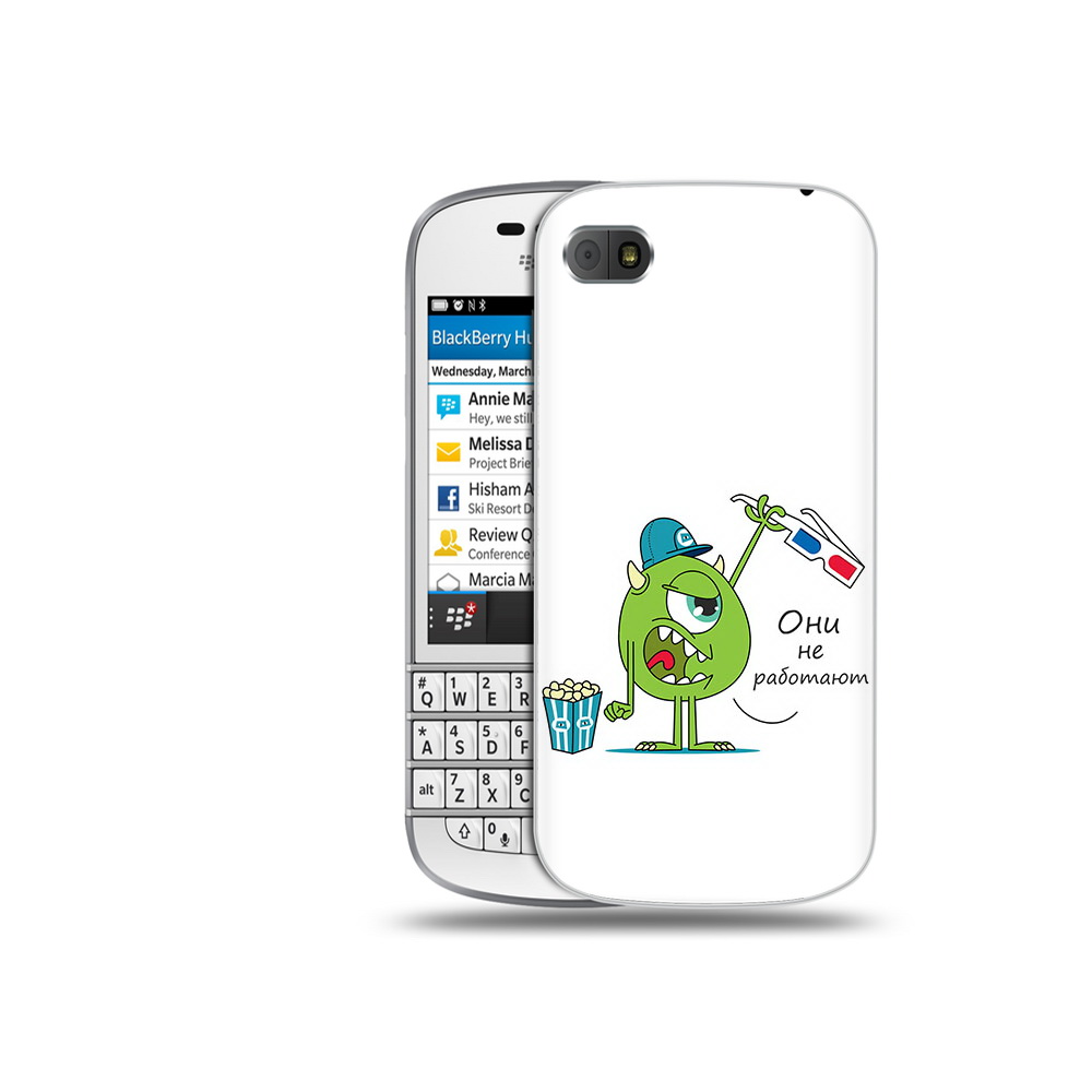 

Чехол MyPads Tocco для BlackBerry Q10 Очки не работают, Прозрачный, Tocco