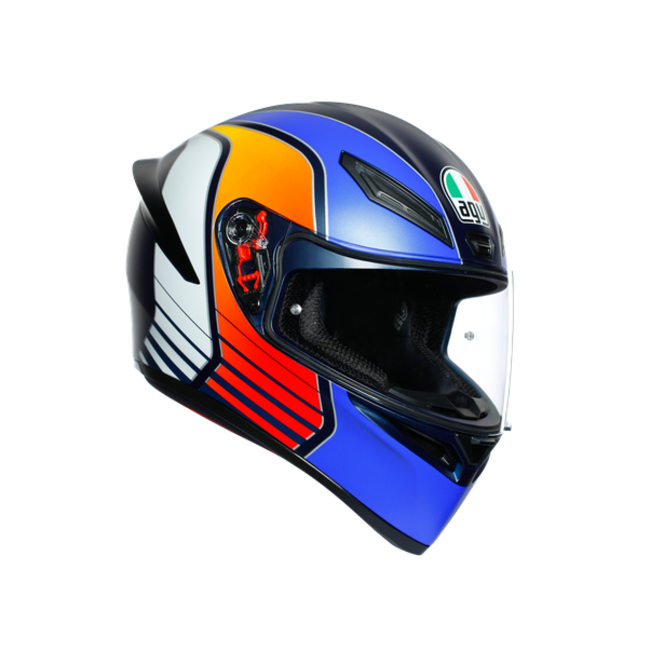 

Шлем AGV K-1 MULTI Power Matt Dark Blue/Orange/White XS